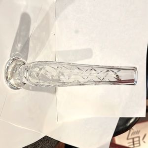 Vintage Waterford crystal bud vase 7” tall